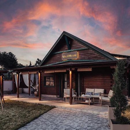 Wood House "Private Spa" Vergia Exterior photo