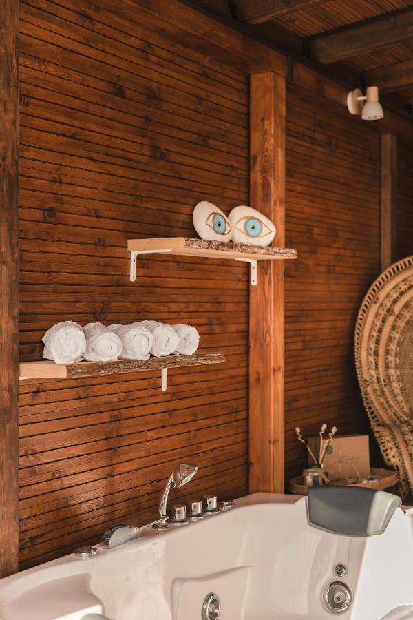 Wood House "Private Spa" Vergia Exterior photo